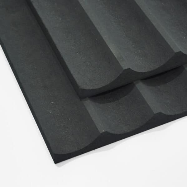 Black Dyed Standard Fluted Panelling