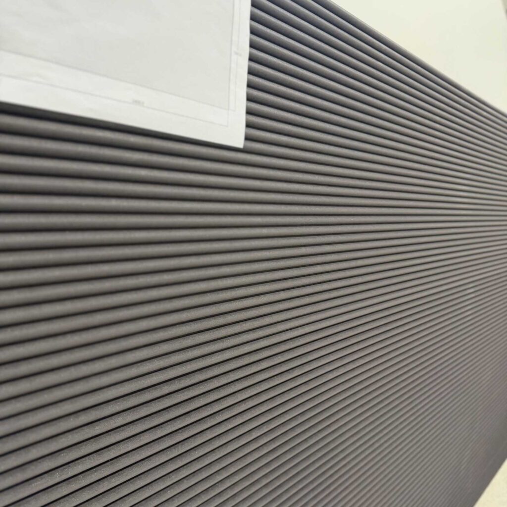 Mdf Ribbed Cladding Black Dyed Mini Ribbed MDF Panels - Order Online Today!