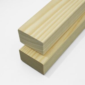 Two lengths of 3xs CLS Timber stacked on op of each other with a white background