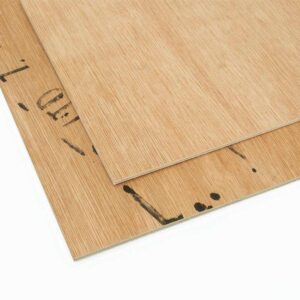 two fire rated plywood panels cut to size