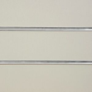Grey retail slat wall