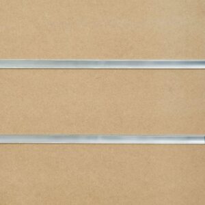 Raw MDF retail slatwall