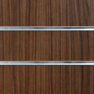 Walnut retail slatwall