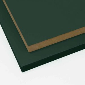 Serica kombu green panels cut to size and stacked on top of each other