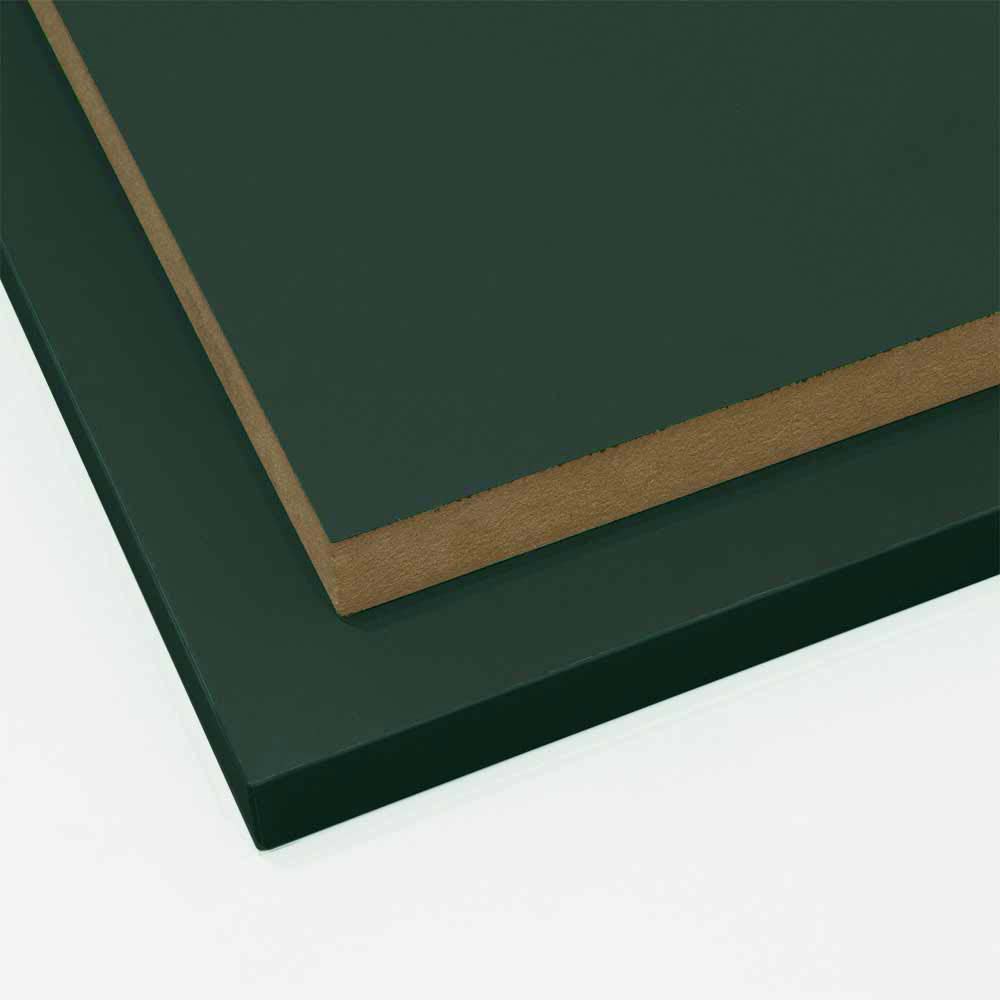 Serica kombu green panels cut to size and stacked on top of each other