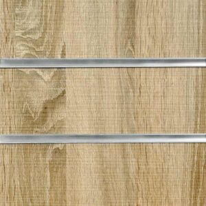 Rustic oak slat wall panel