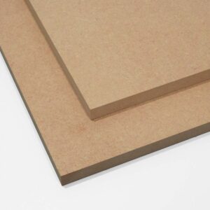 two fire rated mdf panels cut to size