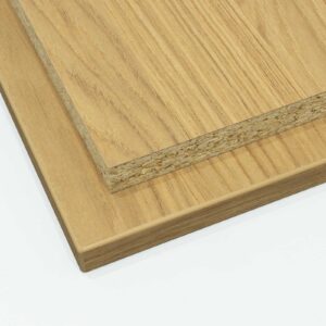 two egger natural casella oak panels cut to size with one panel edged all round