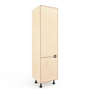 a rendering of a 600mm wide birch plywood larder unit on a white background