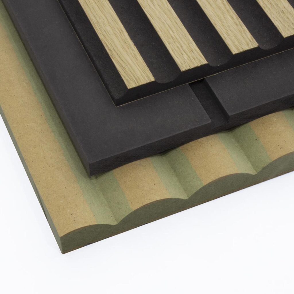 three different decorative wall panels stacked on top of each other